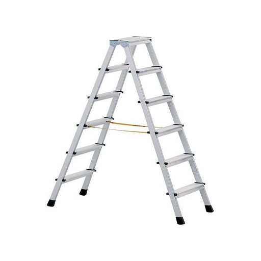 Zarges Anodised Double-Sided Steps, Open 0.95m 2 x 4 Rungs Zarges - RockBottom Northampton