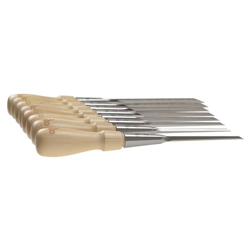 Stanley® Hand Tools Sweetheart Socket Chisel Set, 8 Piece: 3 6 8 12 15 18 25 & 32mm STANLEY® Hand Tools - RockBottom Nothampton