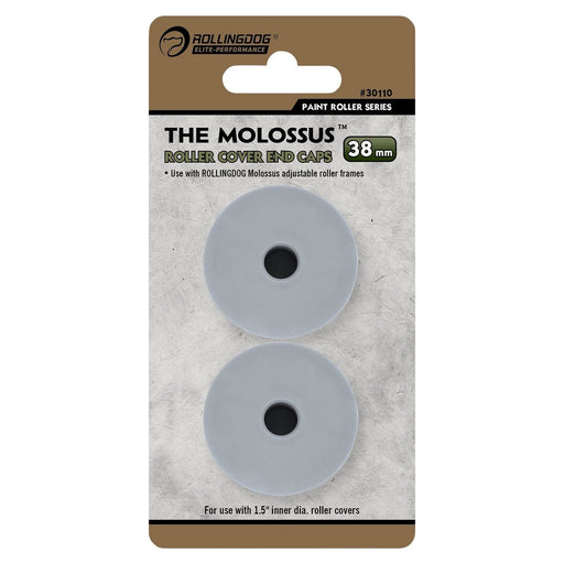 Draper 09676 ROLLINGDOG THE MOLOSSUS™ Roller Cover End Caps, 12-18" (Pack of 2)