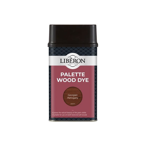 Liberon Palette Wood Dye Georgian Mahogany 500ml Liberon - RockBottom Northampton