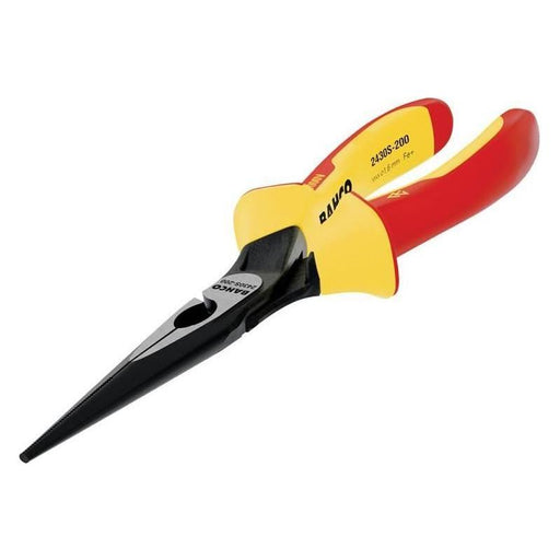 Bahco 2430S ERGO™ Insulated Long Nose Pliers 200mm (8in) Bahco - RockBottom Northampton