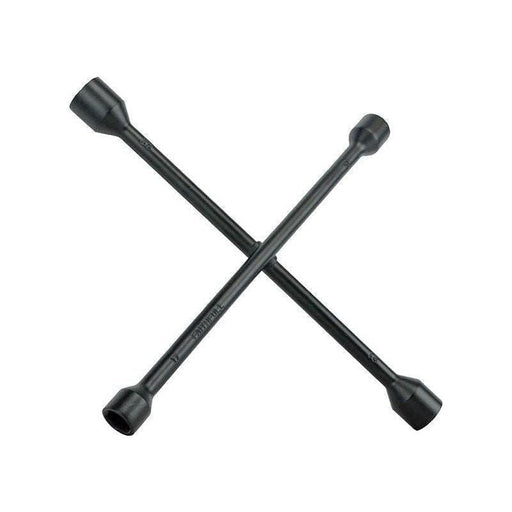 Faithfull 4-Way Wheel Brace Black Powder Coated 14in Faithfull - RockBottom Northampton