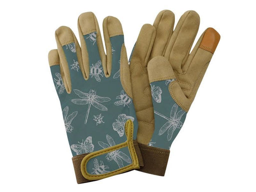 Kent & Stowe Flutter Bugs Teal Premium Comfort Gloves - Ladies Medium Kent & Stowe - RockBottom Northampton
