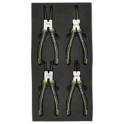 Draper 09930 Draper Expert Circlip Pliers Set in EVA Foam Tray, 180mm (4 Piece)