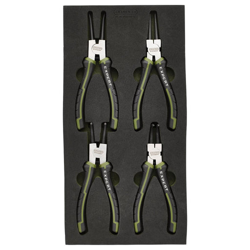 Draper 09930 Draper Expert Circlip Pliers Set in EVA Foam Tray, 180mm (4 Piece)