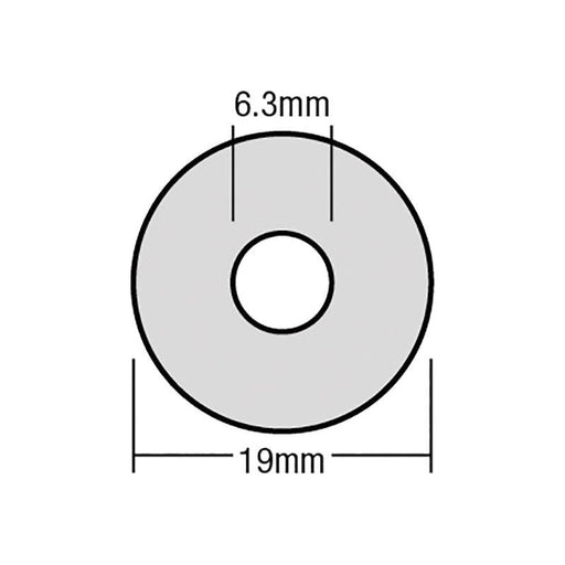 Forgefix TechFast Bonded EPDM Washer 6.3 x 19mm Box 100 ForgeFix - RockBottom Northampton