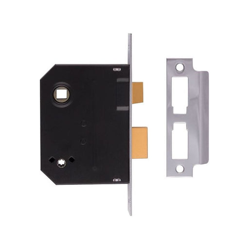 Union 2294 Mortice Bathroom Lock Polished Brass 63mm 2.5in Box UNION - RockBottom Northampton