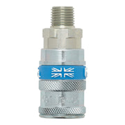 Draper 1/4" BSP Taper Male Thread Vertex Air Coupling Draper - Town Tools