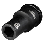 Draper 05051 Draper Hi-TORQ® Deep Impact Socket, 3/4" Sq. Dr., 19mm