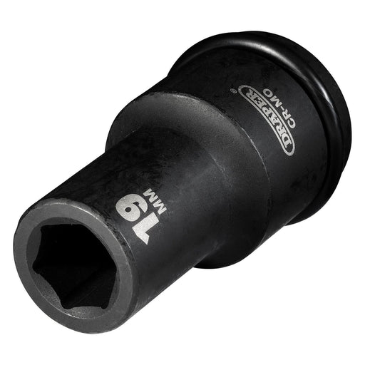 Draper 05051 Draper Hi-TORQ® Deep Impact Socket, 3/4" Sq. Dr., 19mm