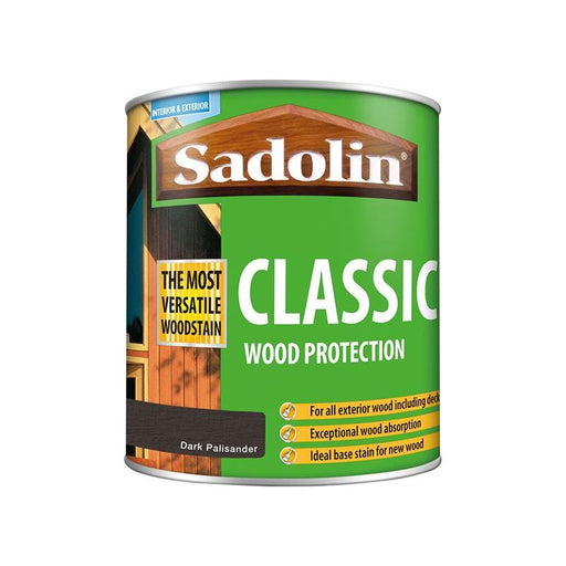 Sadolin Classic Wood Protection Dark Palisander 1 litre Sadolin - RockBottom Nothampton