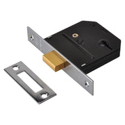 Union ES-DL Essentials 3 Lever Mortice Deadlock Chrome 65mm 2.5in Visi UNION - RockBottom Northampton