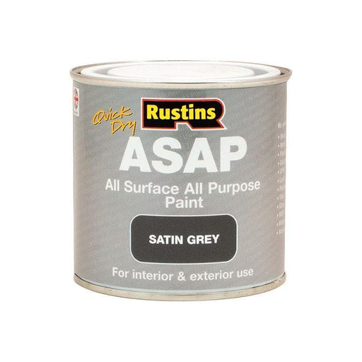 Rustins ASAP Paint Grey 500ml Rustins - RockBottom Nothampton