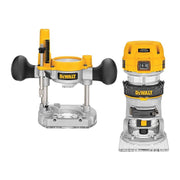 Dewalt Power Tools D26204K 1/4in Premium Plunge & Fixed Base Combi Router 900W 240V DeWALT Power Tools - RockBottom Northampton