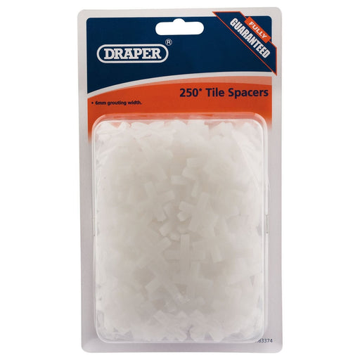 Draper 83374 Tile Spacers, 6mm (Approx 250)