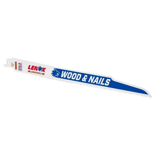 Lenox LumberWolf Reciprocating Saw Blade 305 x 19 x 1.3mm 6 TPI (Pack 5) LENOX - RockBottom Northampton
