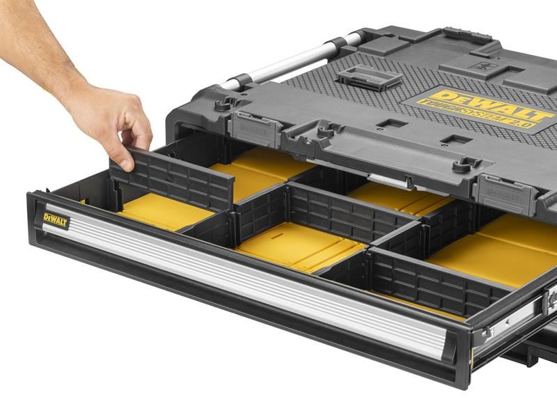 DEWALT Storage TOUGHSYSTEM 2.0 DXL Shallow Drawer Unit DEWALT Storage - RockBottom Northampton