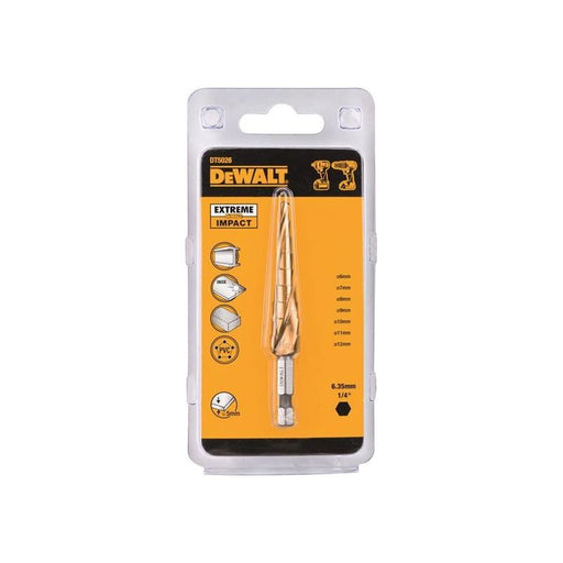 Dewalt Power Tools Extreme Step Drill Bit 6-12mm DeWALT Power Tools - RockBottom Northampton