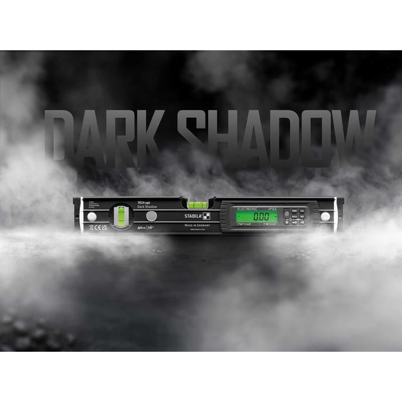 Stabila TECH Dark Shadow Digital Spirit Level 40cm Stabila - RockBottom Nothampton