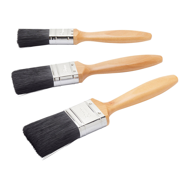 Fit For The Job 3pc Professional Paint Brush Set