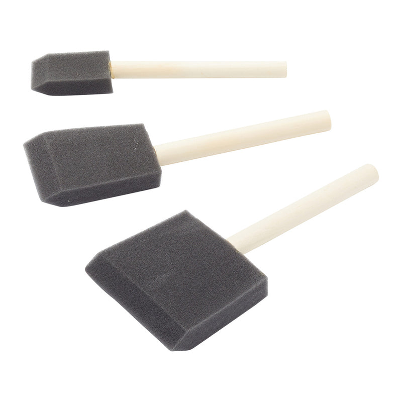 Fit For The Job 3pc Foam Sponge Brush Set