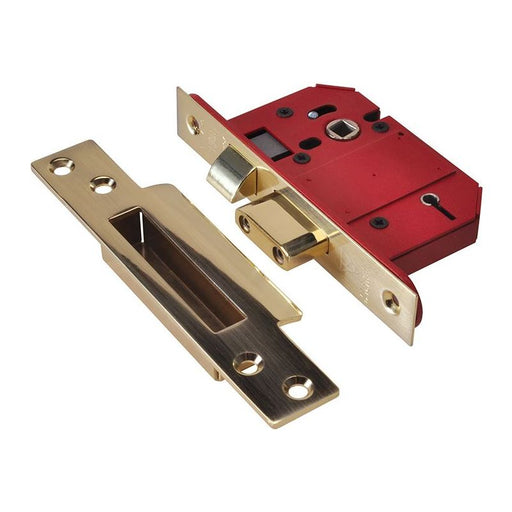 Union StrongBOLT 2200S BS 5 Lever Mortice Sashlock Satin Brass 68mm Box UNION - RockBottom Northampton
