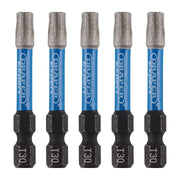 Draper 05656 Draper Expert TX-STAR® Impact Screwdriver Bits, T30 x 50mm, 1/4" Hex (Pack of 5)