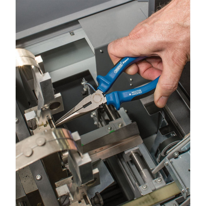 Draper 68887 Draper Expert Heavy Duty Soft Grip Long Nose Pliers, 160mm