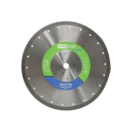 Coreplus HT300 Hard Tile Turbo Diamond Blade 300mm CorePlus - RockBottom Northampton