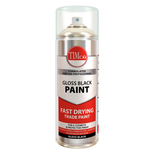 TIMCO Finishing Paint Matt Black - 380ml