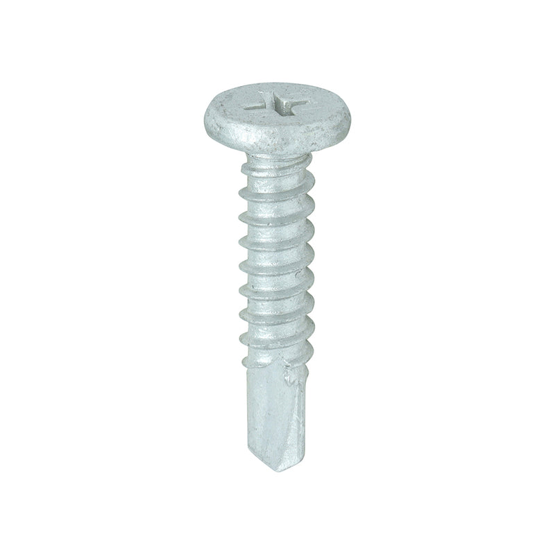 TIMCO Self-Drilling Metal Framing Low Profile Pan Head Exterior Silver Screws