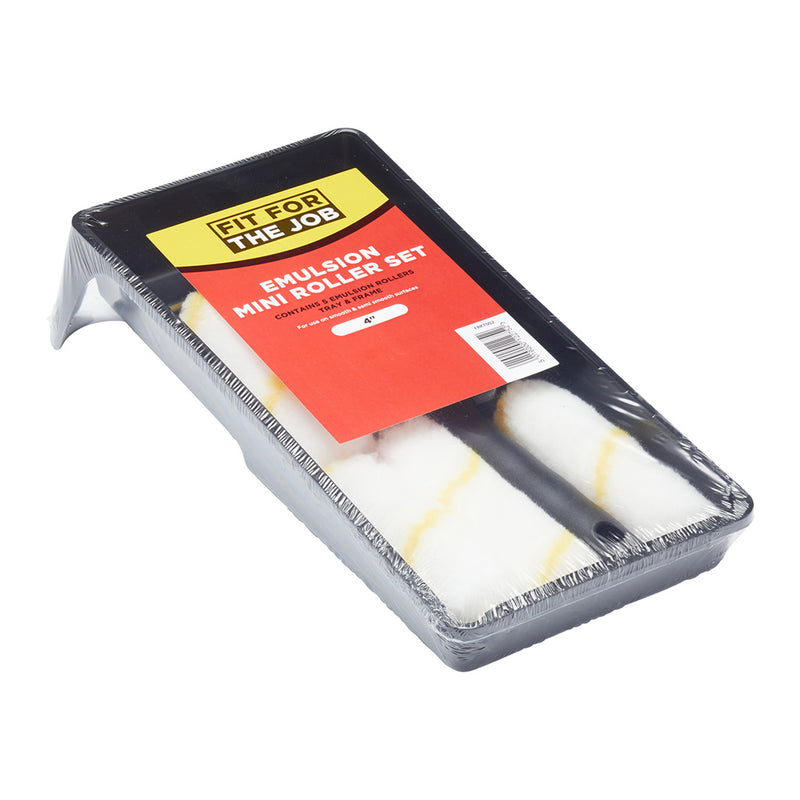 Fit For The Job 7pc 4" Emulsion Mini Roller Set