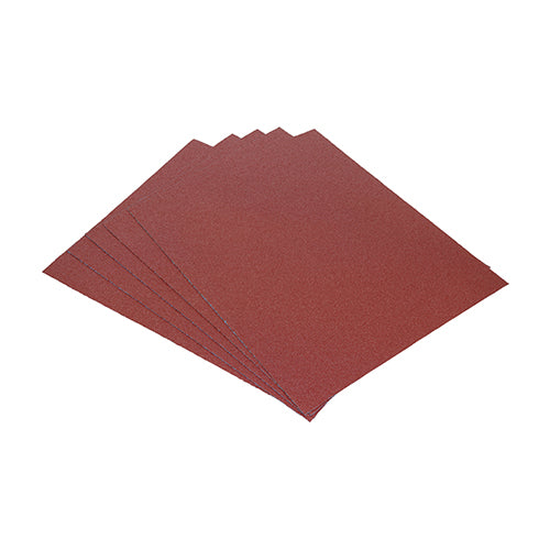 TIMCO Sanding Sheets 80 Grit Red