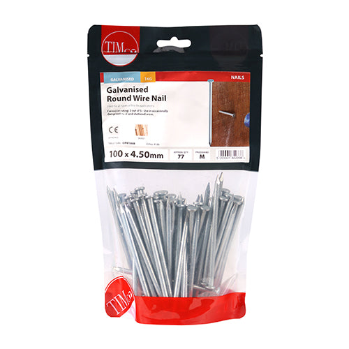 TIMCO Round Wire Nails Galvanised
