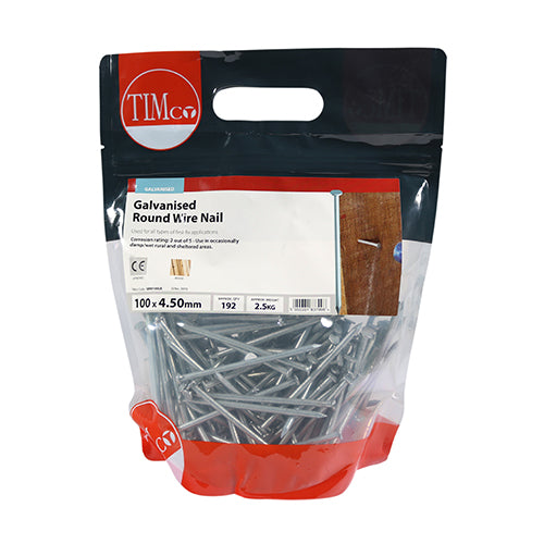TIMCO Round Wire Nails Galvanised