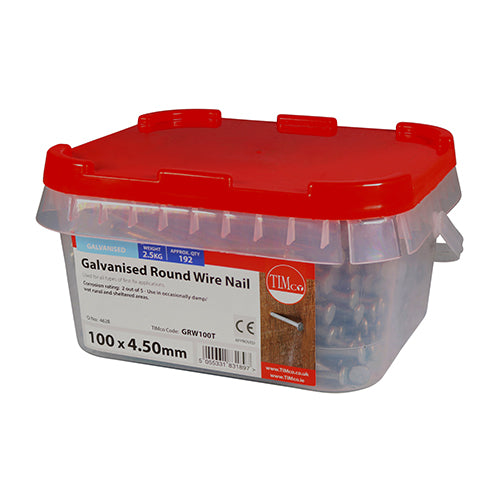 TIMCO Round Wire Nails Galvanised