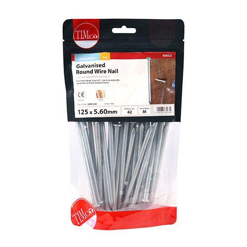 TIMCO Round Wire Nails Galvanised