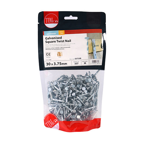 TIMCO Square Twist Nails Galvanised
