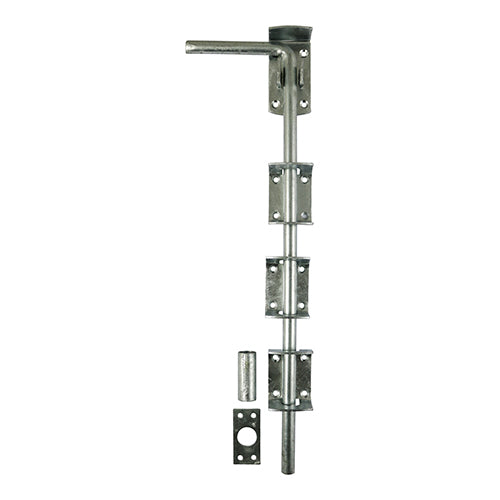 TIMCO Garage Drop Down Bolt Black - 12"