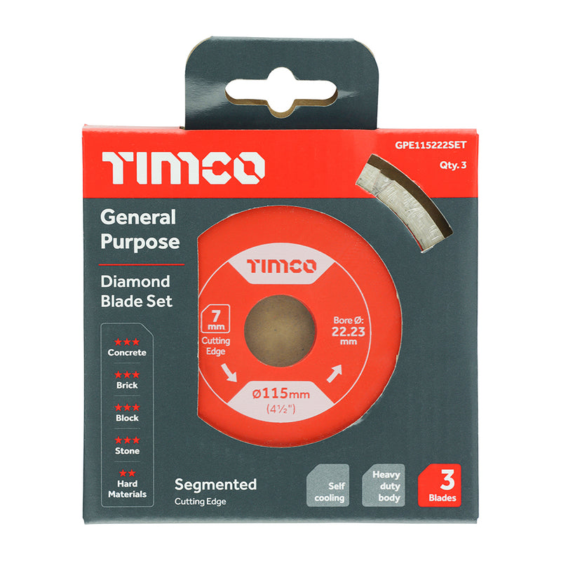 TIMCO General Purpose Diamond Blade Segmented