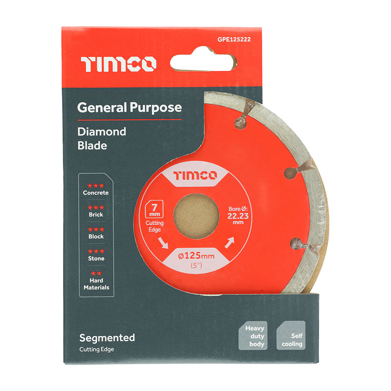TIMCO General Purpose Diamond Blade Segmented