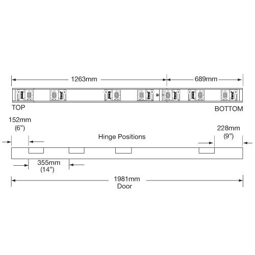 H/JIG/C - Hinge jig Skeleton two part in case
