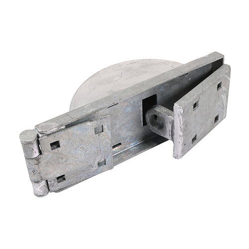 TIMCO Heavy Duty Padlock Protection Bar Left Hot Dipped Galvanised - 7.5"
