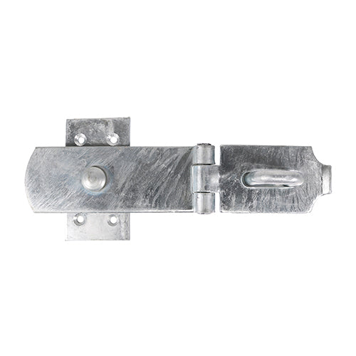 TIMCO Heavy Duty Swivel Pattern Hasp & Staple Bolt On Black - 8"