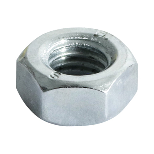 TIMCO Hex Full Nuts DIN934 Silver — Trade Pack
