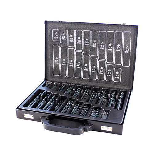 TIMCO Roll Forged Jobber Drills Set HSS — Case