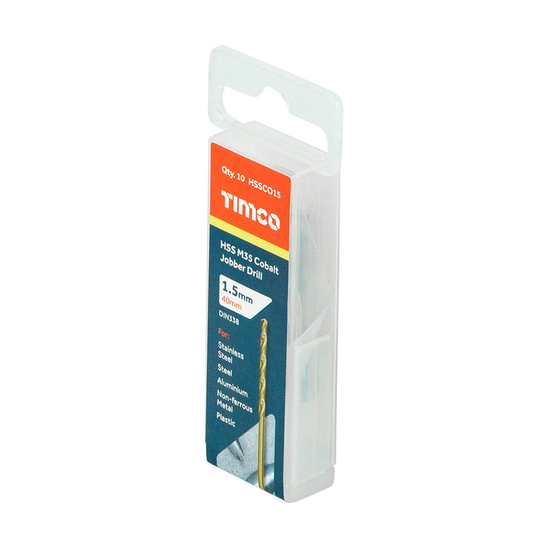 TIMCO Ground Jobber Drills - Cobalt M35 — Tube