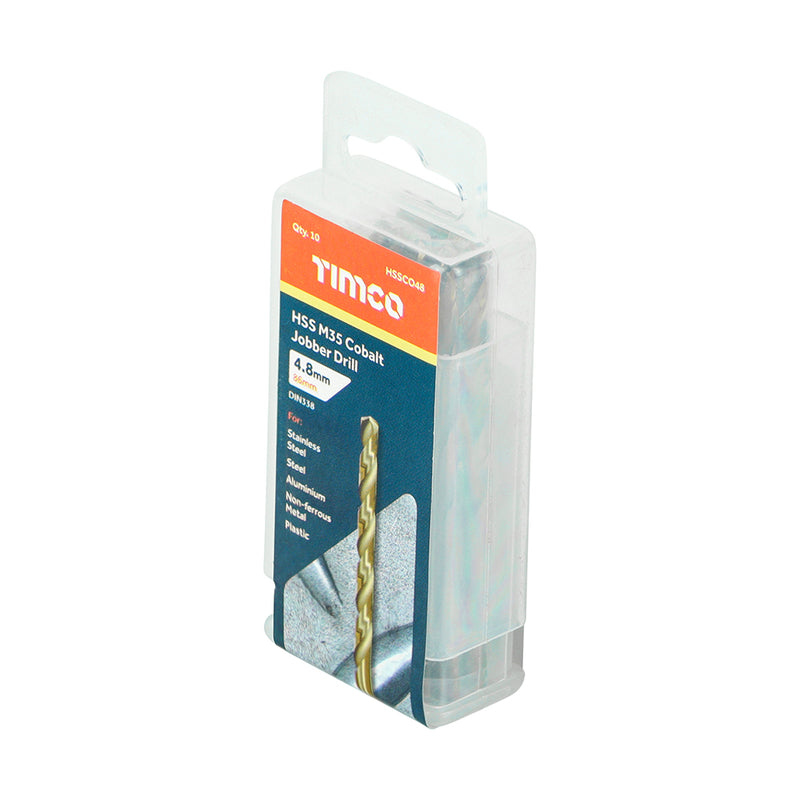 TIMCO Ground Jobber Drills - Cobalt M35 — Tube