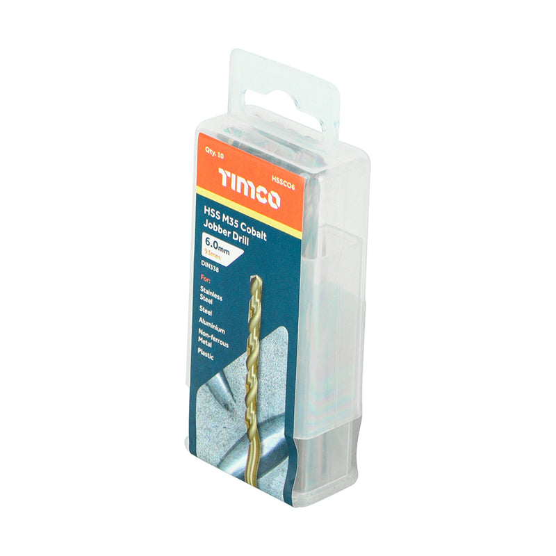TIMCO Ground Jobber Drills - Cobalt M35 — Tube