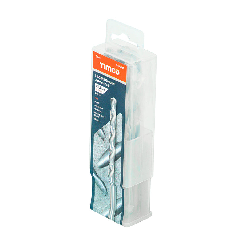 TIMCO Ground Jobber Drills HSS M2 — Tube